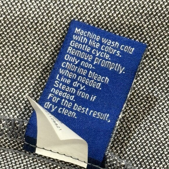 Apt 9 Open Birdeye Gray Structured Office Blazer Womens Suit Jacket Size Medium - Picture 8 of 10